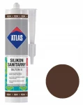 Atlas Silikon Sanitarny Silton S 024 Ciemnobrązowy 280 ml