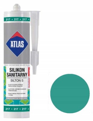 Atlas Silikon Sanitarny Silton S 217 Szmaragdowy 280 ml
