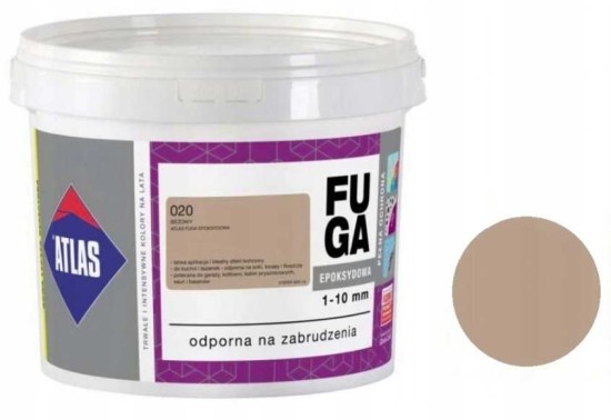 Atlas Fuga Epoksydowa 020 Beżowy 2kg