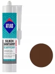 Atlas Silikon Sanitarny Elastyczny 209 Kasztanowy 280 ml
