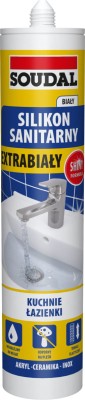 Soudal Silikon sanitarny Extra Biały 280 ml