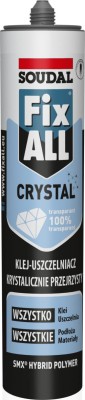 SOUDAL FIX ALL CRYSTAL BEZBARWNY 290ml