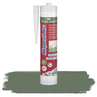 Mapei Silikon Sanitarny Mapesil AC 260 Oliwka 310 ml