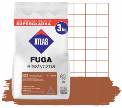 Atlas Fuga Elastyczna 1-7 mm 022 Orzechowy 3 kg