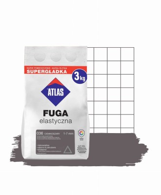 Atlas Fuga Elastyczna 1-7 mm 036 Ciemnoszary 3 kg