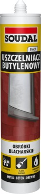 Soudal Uszczelniacz Butylenowy Biały 280 ml