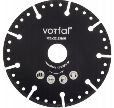 VORFAL TARCZA DIAM WIELOZ DO CIĘCIA 125 MM V044002