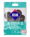 ATLAS M-system 3G, łączniki talerzykowe przeznaczone do mocowania wewnątrz pomieszczeń
