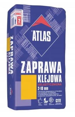 Atlas Zaprawa Klejowa Uelastyczniona Klej do płytek 2-10mm 10 kg
