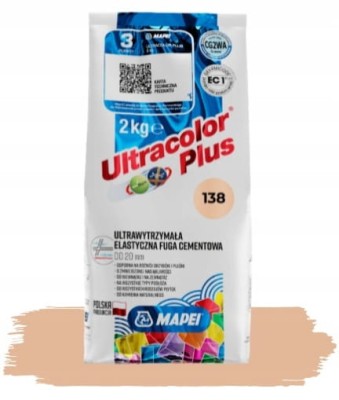 MAPEI FUGA Ultracolor Plus 138 MIGDAŁOWY 2kg