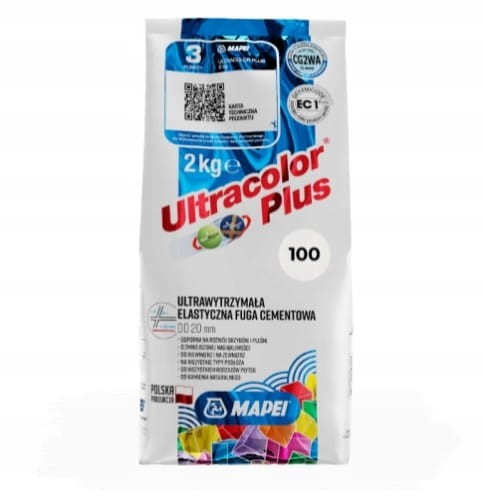 MAPEI FUGA Ultracolor Plus 100 BIAŁA 2kg