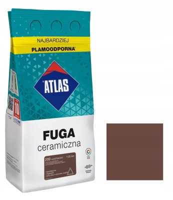 Atlas Fuga Ceramiczna 1-20 mm 209 Kasztanowy 5 kg