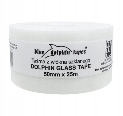 BLUE DOLPHIN Taśma z włókna szklanego flizelina do płyt GK 50mm x 25m