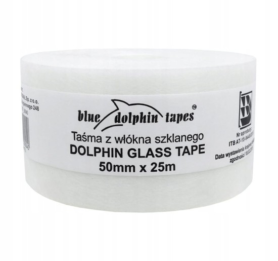 BLUE DOLPHIN Taśma z włókna szklanego flizelina do płyt GK 50mm x 25m