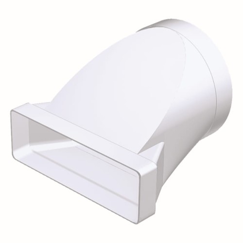 Vents 970 Łącznik przekrojów zmiennych w płaszczyźnie bocznej 220 x 90 mm na kanał fi 150 mm