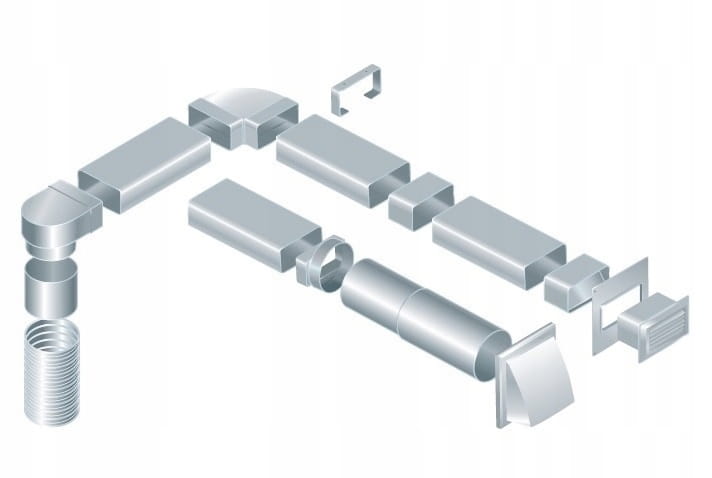 Vents 150-6 Kanał wentylacyjny okrągły fi 150 mm długość 50 cm PCV