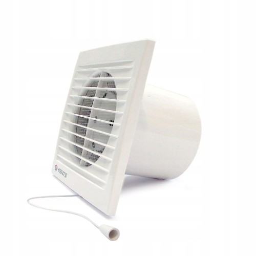 Vents 100 SV Wentylator osiowy łazienkowy z wyłącznikiem sznurkowym 95 m³/h