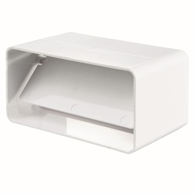 Vents 527 Łącznik kanałów płaskich z zaworem zwrotnym 204 x 60 mm