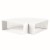 Vents 550 Kolano wentylacyjne poziome 90° łącznik do kanału 204 x 60 mm