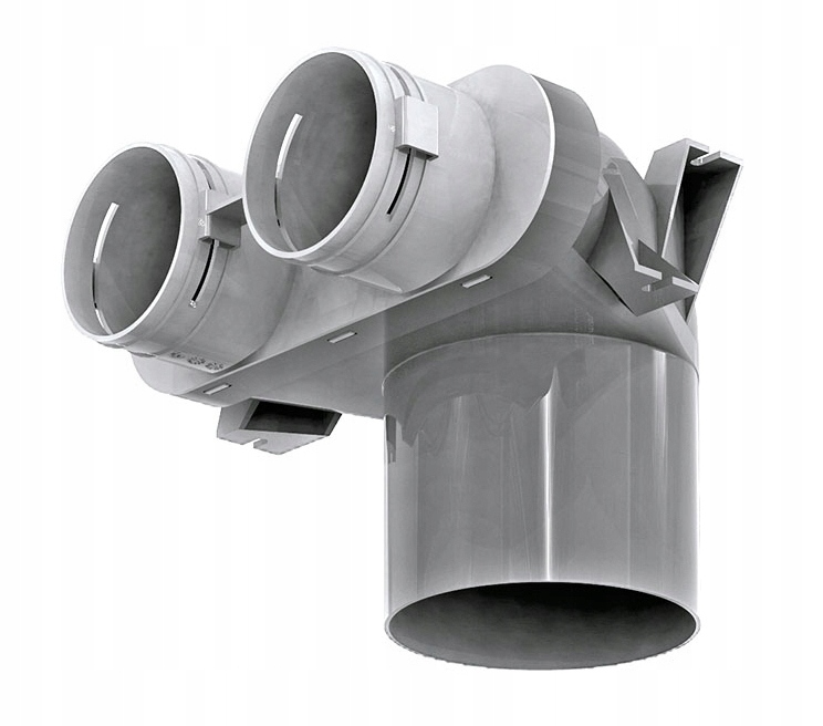 Vents Flexivent Skrzynka Rozprężna rekuperacja 2 x 75 / 125 mm