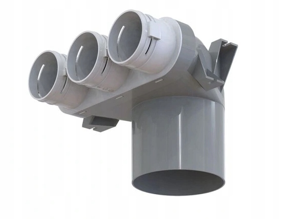 Vents Flexivent Skrzynka Rozprężna rekuperacja 3 x 75 / 125 mm