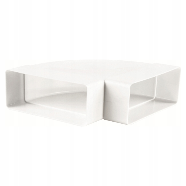 Vents 550 Kolano wentylacyjne poziome 90° łącznik do kanału 204 x 60 mm