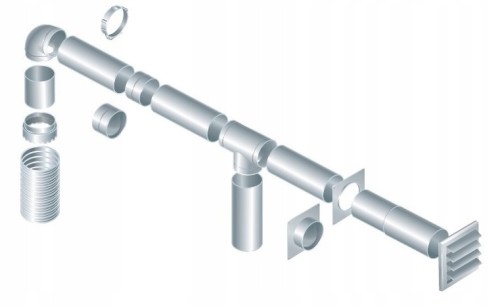 Vents 1150-6 Kanał wentylacyjny okrągły fi 150 mm długość 150 cm