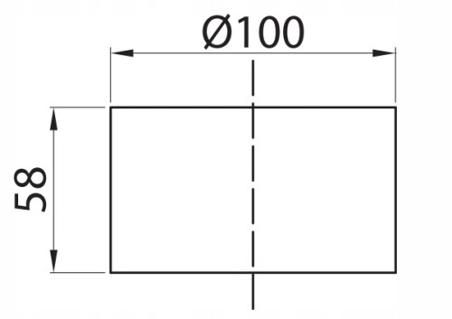 Vents 380 Łącznik elastyczny kanałów okrągłych fi 100 mm