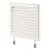 Vents Kratka wentylacyjna z siatką i żaluzją Biała 154 x 154 mm 15 x 15