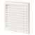 Vents Kratka wentylacyjna z siatką i żaluzją Biała 154 x 154 mm 15 x 15