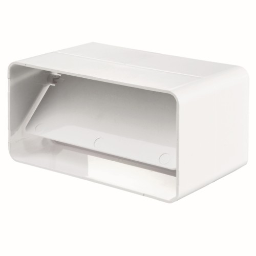 Vents 027 Łącznik kanałów płaskich z zaworem zwrotnym 110 x 55 mm