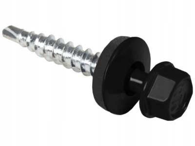 Wkręt-Met Wkręty samowiercące WFD48035 czarne ral 9005 4,8 x 35 mm 250 szt.