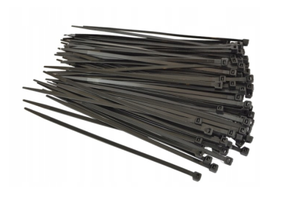 Bradas Trytytki Opaska kablowa Czarna 2,5 x 100 mm 100 szt.