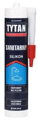 Tytan Silikon Sanitarny Bezbarwny 280 ml