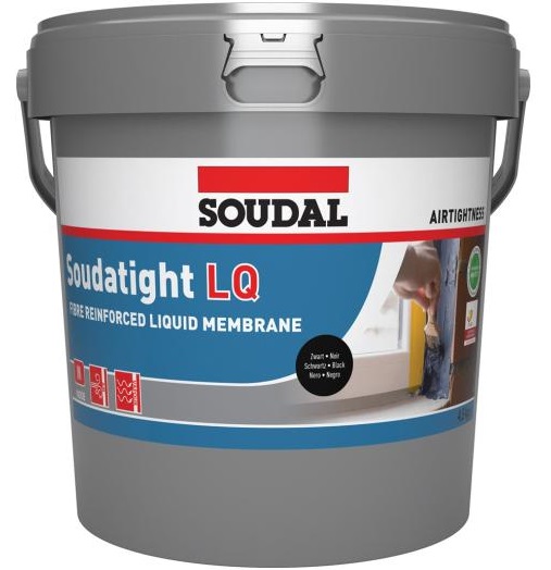 Soudal Soudatight LQ płynna membrana czarna 4,5 kg