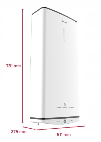 Ariston Velis Pro 50 L Płaski Bojler Podgrzewacz wody Nowszy Velis 50