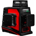 PRO Laser Płaszczyznowy LK-360.3DG Zielona Wiązka Zestaw + Statyw TR-650F