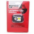 PRO Latarka czołowa LED z akumulatorem 450 lm + Czujnik Ruchu 1800 mA LD-105