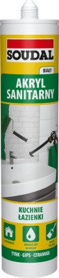 Soudal Akryl Sanitarny Biały 280 ml