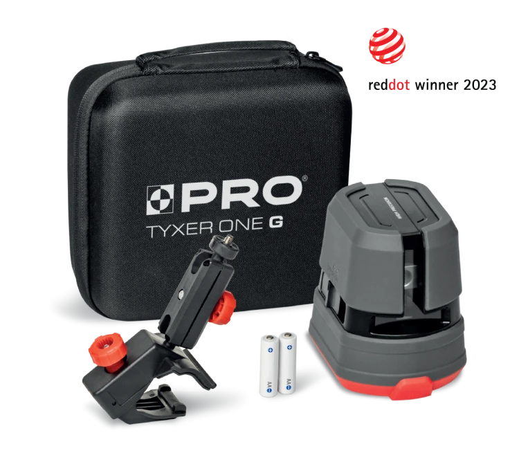 PRO TYXER One G Zielony Laser Krzyżowy Samopoziomujący 360°