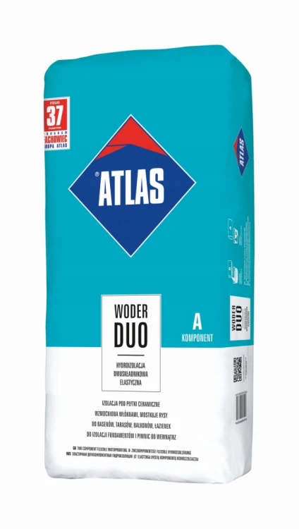 Atlas Woder Duo Hydroizolacja wydajna i odporna na parcie wody (A+B) 32 kg