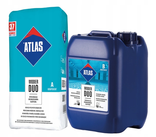 Atlas Woder Duo Hydroizolacja wydajna i odporna na parcie wody (A+B) 32 kg