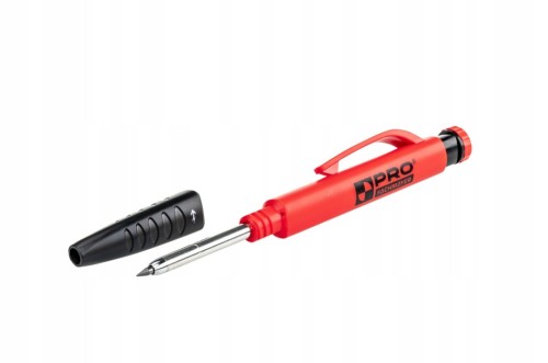 PRO Ołówek automatyczny 2w1 znacznik budowlany 2,8 mm + wkłady