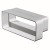 Vents 957 Redukcja płaska 204 x 60 z kanałem 220 x 90 mm